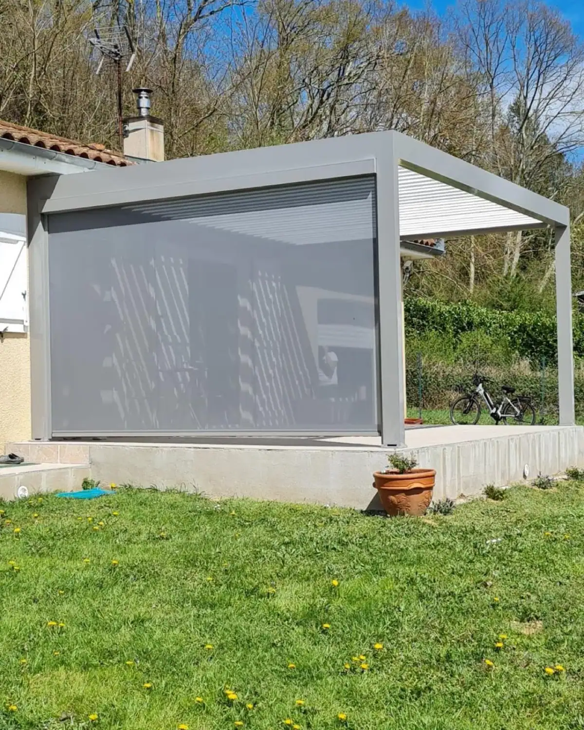 Pergola À toile & stores zip Rénov'Aktion