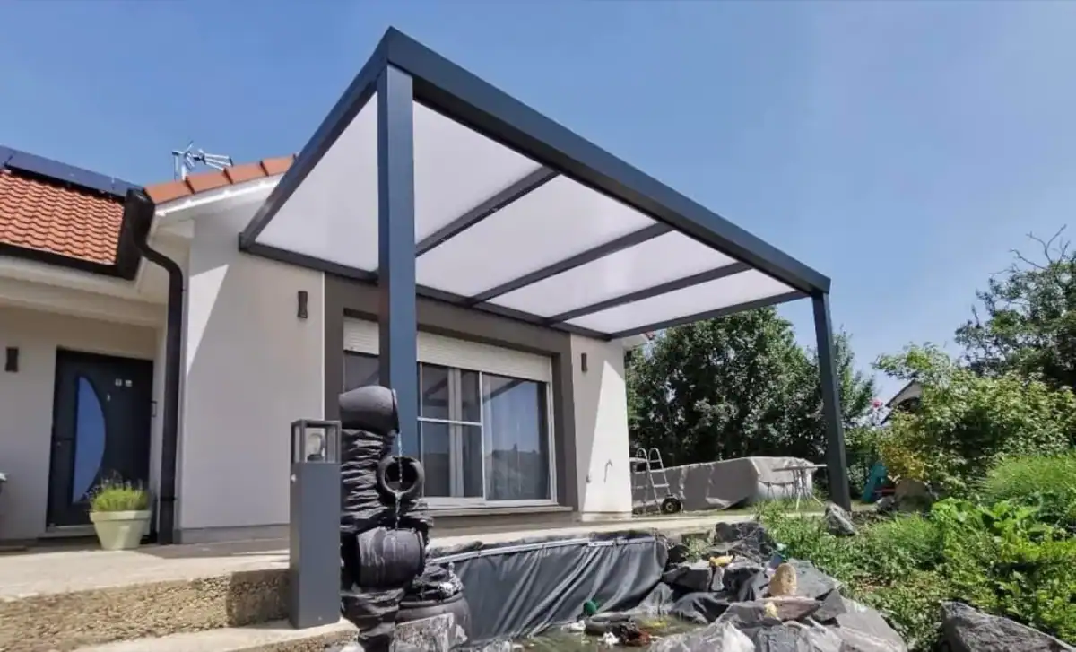 Pergola Adossée à la maison Rénov'Aktion